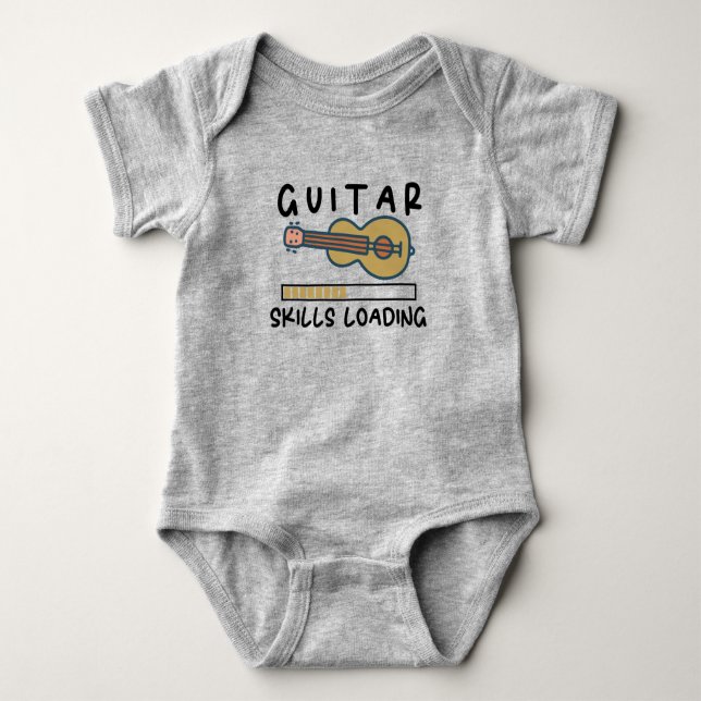 Body Para Bebé Guitarra Habilidades Lograr Músico Baby Funny Guit (Anverso)