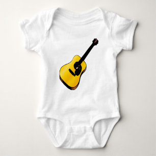 Body Para Bebé Guitarra Pop Art