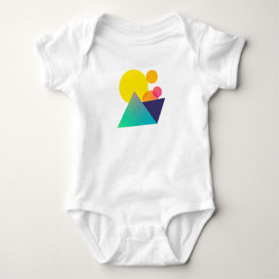 Body Para Bebé Gusano Abstracto Geométrico Camiseta Bebé