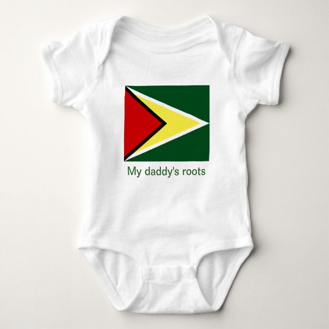 Body Para Bebé Guyana las raíces de mi papá (Anverso)