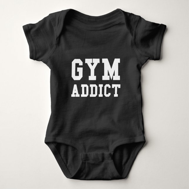 BODY PARA BEBÉ GYM ADDICT (Anverso)