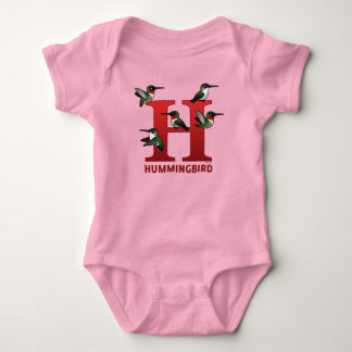 Body Para Bebé H es para Hummingbird