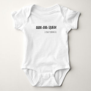Body Para Bebé Hablo Pterodactyl Funny Bodysuit T-Shirt