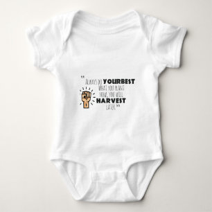 Body Para Bebé hacer siempre su mejor diseño motivacional
