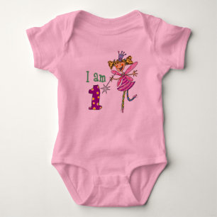 Body Para Bebé Hada de 1 año de la princesa