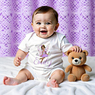 Body Para Bebé Hada pequeña lila