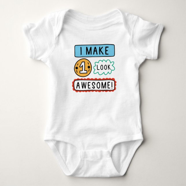 Body Para Bebé Hago Una Mirada Increíble (Anverso)