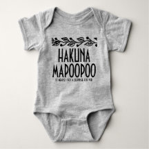 Hakuna Mapoopoo Baby Bodysuit