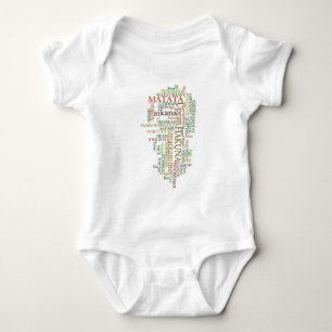 Body Para Bebé Hakuna Matata Global Word Cloud Art
