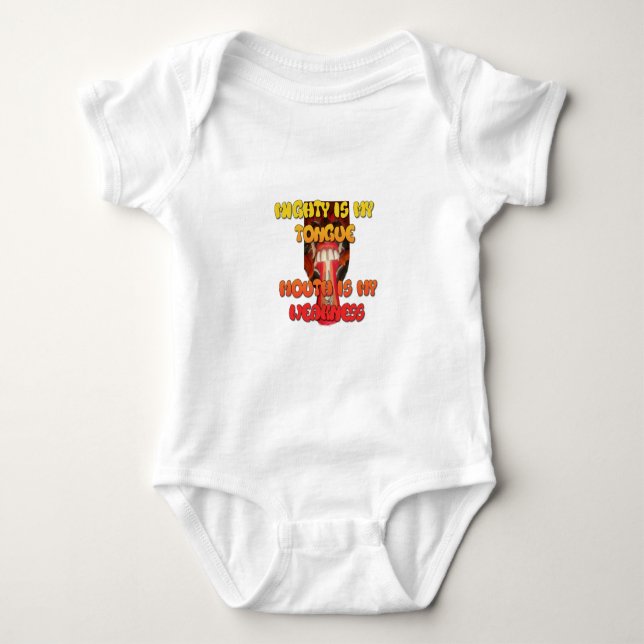 Body Para Bebé Hakuna Matata HAkuna Matata Boca Grande. (Anverso)