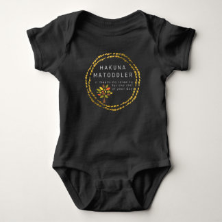 Body Para Bebé Hakuna Matoddler Baby Bodysuit