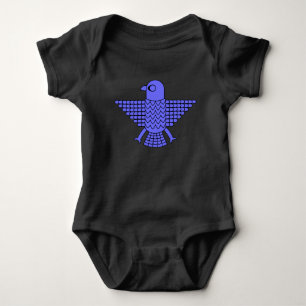 Body Para Bebé Halcón azul estilizado