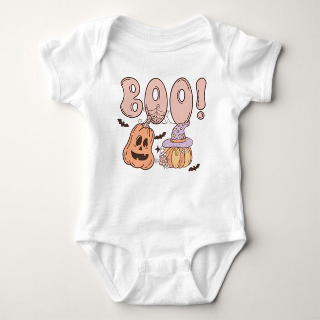 Body Para Bebé Halloween Boo (Anverso)