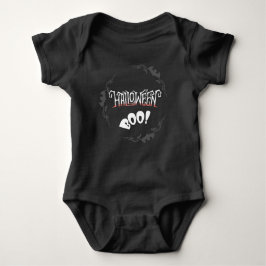 Body Para Bebé Halloween Boo Baby Bodysuit BLack