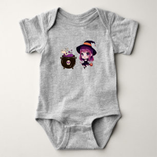 Body Para Bebé Halloween/bruja/otoño/octubre