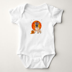 Body Para Bebé Halloween Bulldog Francés Trick Or Trempkin