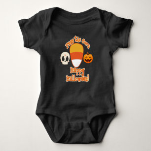 Body Para Bebé Halloween Candy Corn