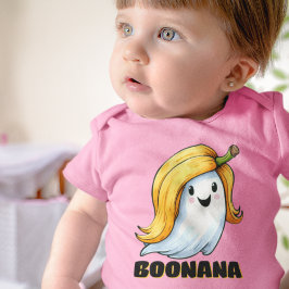 Body Para Bebé Halloween con ghost gracioso y Punny