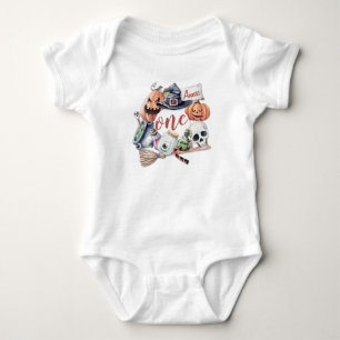 Body Para Bebé Halloween de primer cumpleaños personalizado  Bod