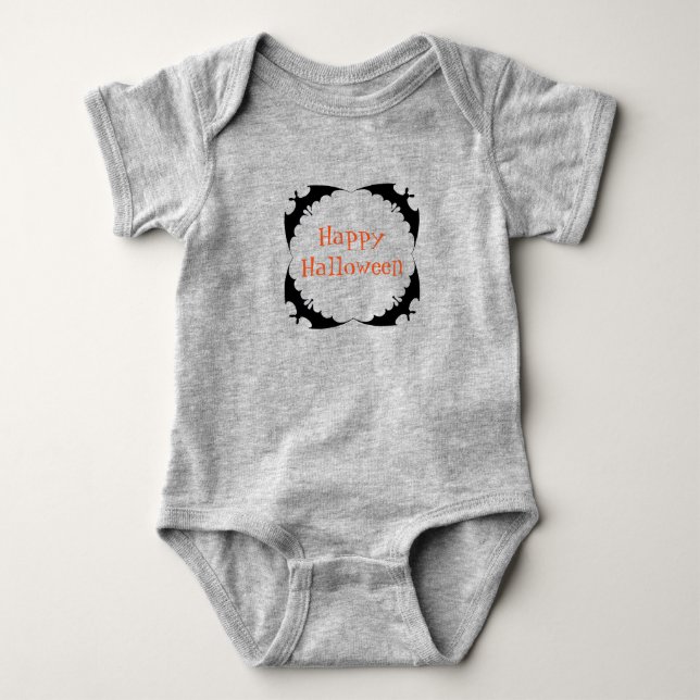Body Para Bebé Halloween Infantil Creeper (Anverso)