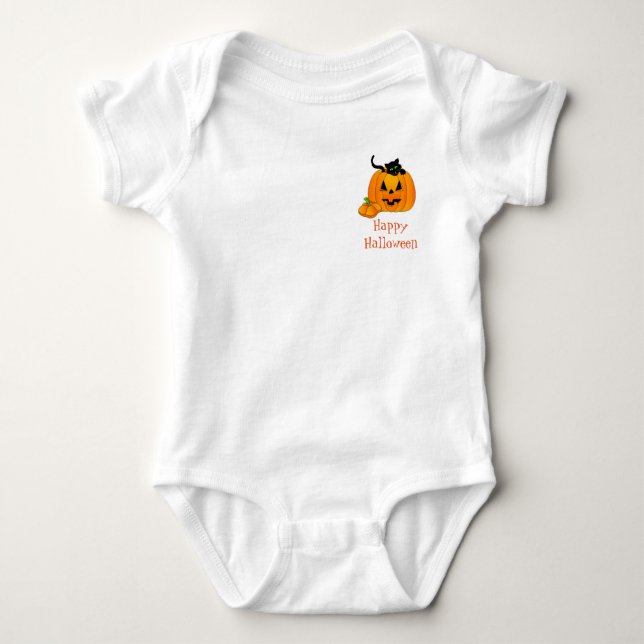 Body Para Bebé Halloween Infantil Creeper (Anverso)