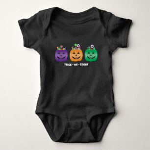Body Para Bebé Halloween Jack O Lantern Candy