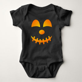 Body Para Bebé Halloween Jack-o'-lantern Cute Face Baby Bodysuit