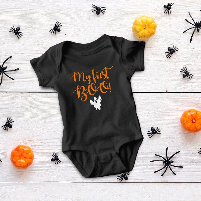 Body Para Bebé Halloween lindo mi primer fantasma de boo (Cute Halloween My First Boo Ghost Baby Bodysuit)