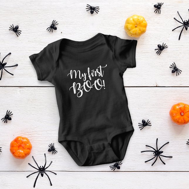 Body Para Bebé Halloween Mi Primer Buu! (Halloween My First Boo! Baby Bodysuit)