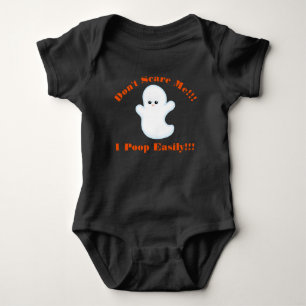 Body Para Bebé Halloween no me asusta equipo del bebé del impuls