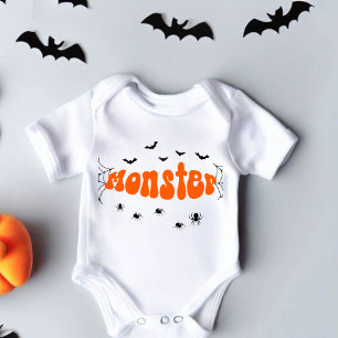 Body Para Bebé Halloween Retro, Spooky Body, Spooky Season, Scary