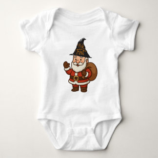 Body Para Bebé HALLOWEEN SANTA CLAUS TRICK O TRATA Camiseta