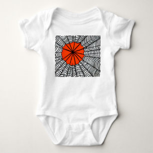 Body Para Bebé Halloween Spider Web