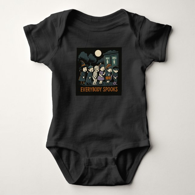 Body Para Bebé Halloween Spooks Baby (Anverso)