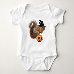 Body Para Bebé Halloween Squirrel Bodysuit