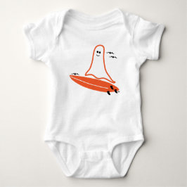 Body Para Bebé Halloween Surfer Ghost