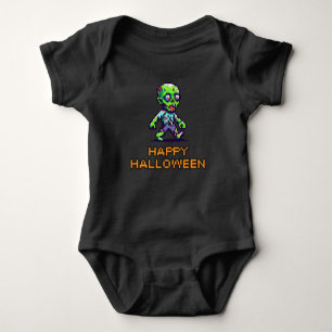 Body Para Bebé Halloween zombie divertido de 8 bits