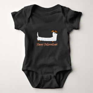 Body Para Bebé Halloweiner Dachshund