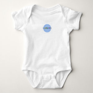 Body Para Bebé HAMbWG - Bebé Boho - Azul claro
