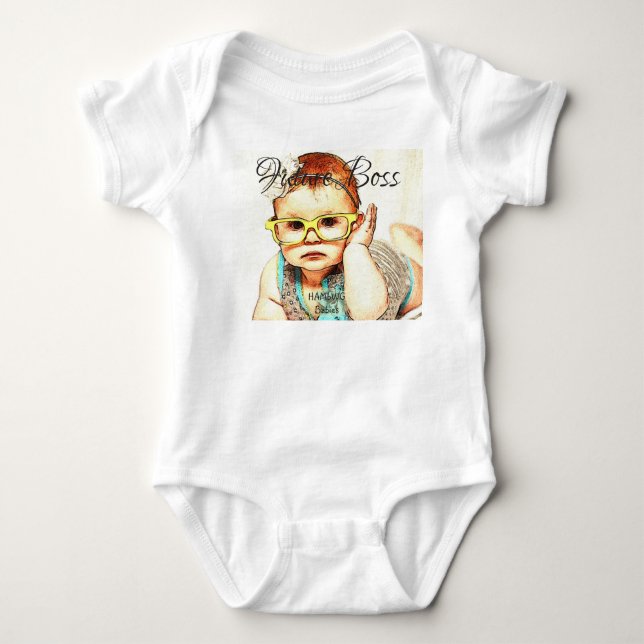 Body Para Bebé HAMbWG - Futuro Boss HAMbWG Babies (Anverso)