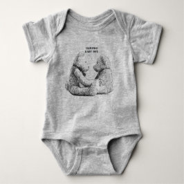 Body Para Bebé HAMbWG - Osos de remolque de T para camiseta o par