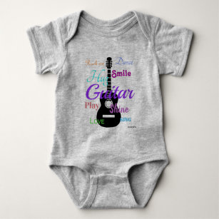 Body Para Bebé HAMbyWG - Camiseta en T - multicolor - guitarra
