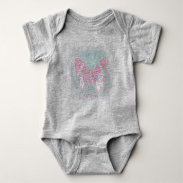 Body Para Bebé HAMbyWG - Camiseta - Mariposa rosa