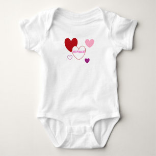 Body Para Bebé HAMbyWG - Corazones con logotipo T