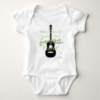 HAMbyWG - Romper, camiseta, Snap T - Tema de guita
