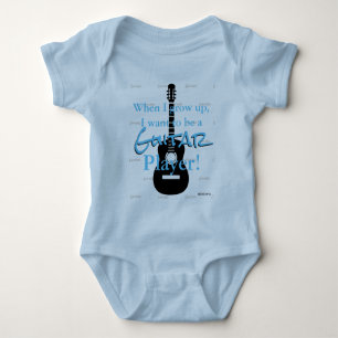 Body Para Bebé HAMbyWG - Romper, camiseta, Snap T - Tema de guita