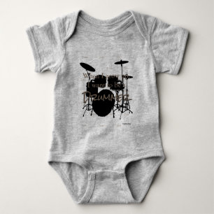 Body Para Bebé HAMbyWG - Romper, camiseta, Snap T - Tema de tambo