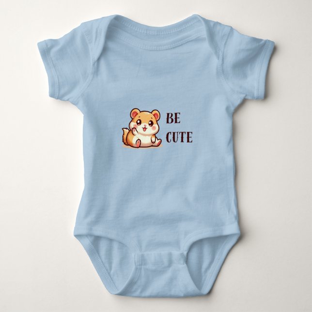 Body Para Bebé Hamster - Be Cute (Anverso)