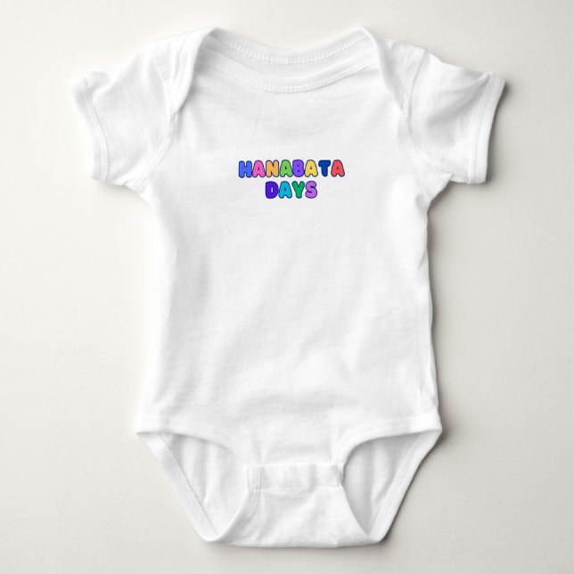 Body Para Bebé Hanabata Days Rainbow Colors (Anverso)