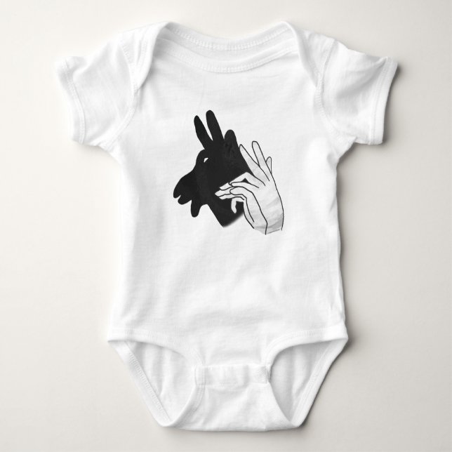 Body Para Bebé Hand Silhouette Billy Goat (Anverso)